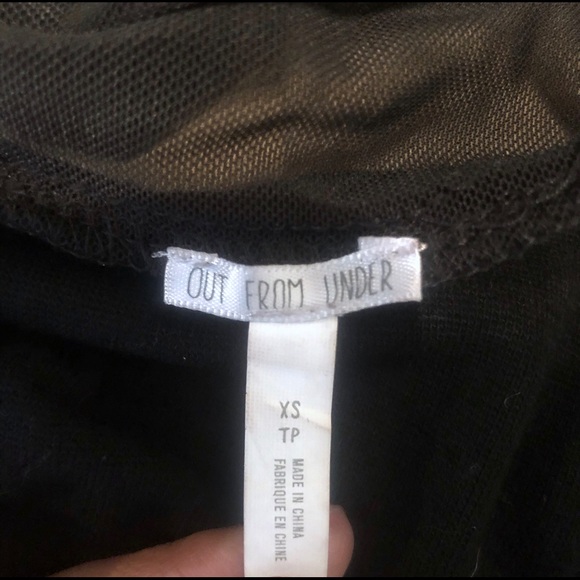 Black Mesh Block Bodysuit - Picture 13 of 13